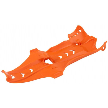 Polisport, kryt pod motor + přepákování Pro Link, Fortress Skid Plate, KTM SX 250 `06-16 Husqvarna TC/TE250 `14-16, oranžová bar